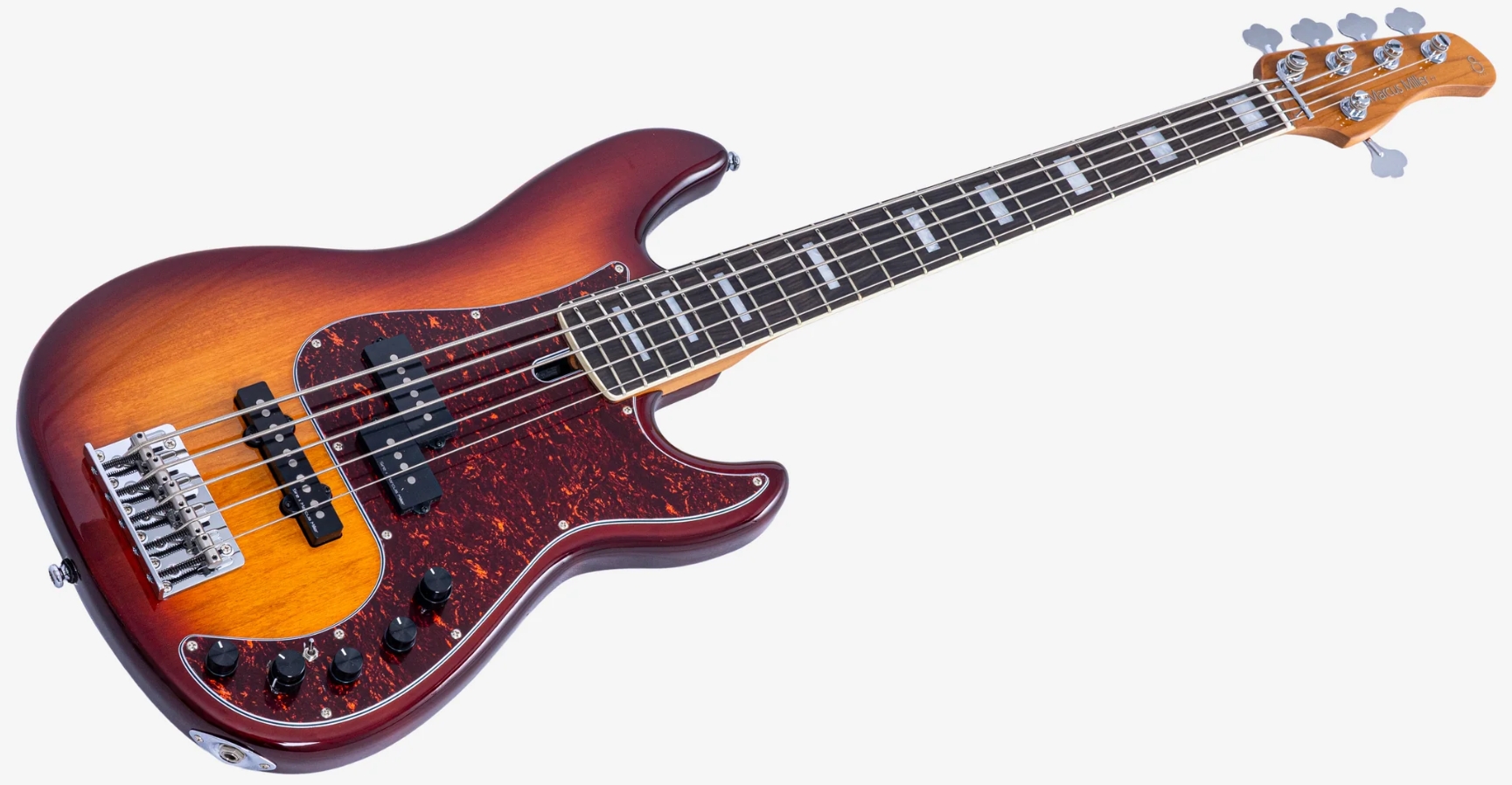 Sire Marcus Miller P7 New Gen 5st Lh 5c Gaucher Active Eb - Tobacco Sunburst - Solid body elektrische bas - Variation 2