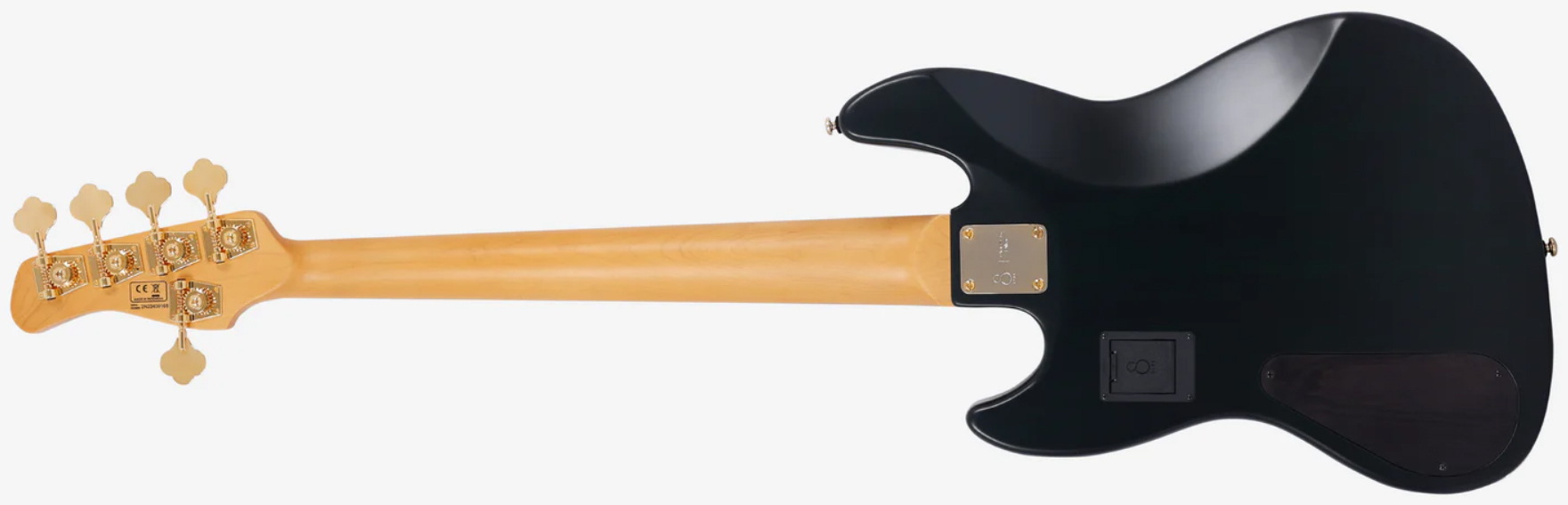 Sire Marcus Miller V10 5st 2nd Gen. 5c Active Mn - Transparent Green Satin - Solid body elektrische bas - Variation 1