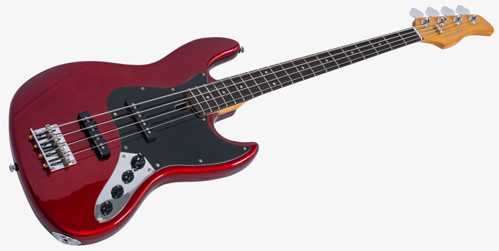 Sire Marcus Miller V3 New Gen 4st Active Rw - Candy Apple Red - Solid body elektrische bas - Variation 2