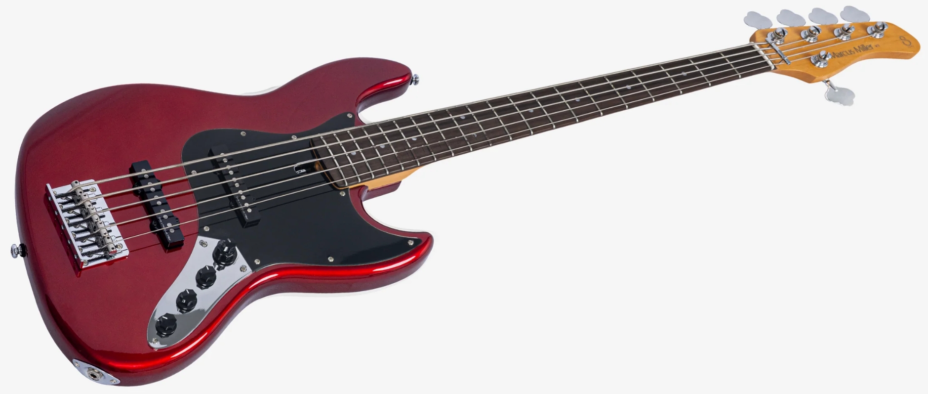 Sire Marcus Miller V3 New Gen 5st 5c Active Rw - Candy Apple Red - Solid body elektrische bas - Variation 2