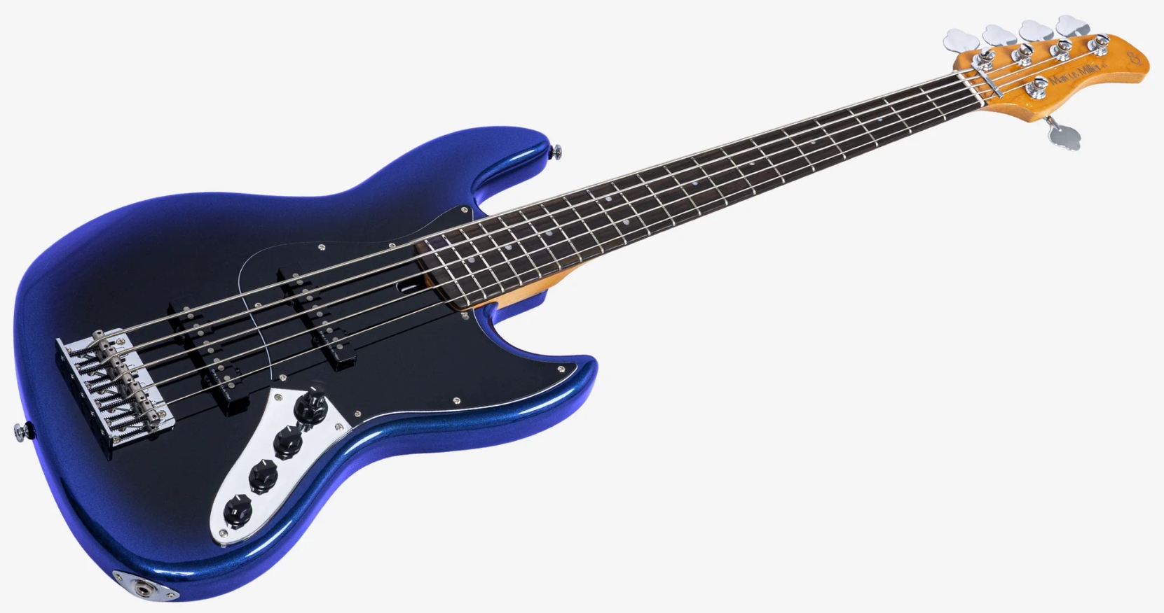 Sire Marcus Miller V3 New Gen 5st Lh 5c Gaucher Active Rw - Midnight Blueburst - Solid body elektrische bas - Variation 2