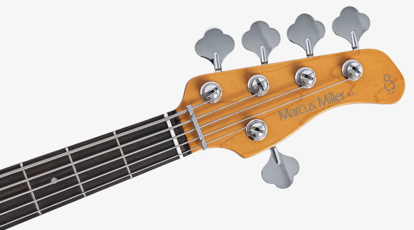 Sire Marcus Miller V3 New Gen 5st Lh 5c Gaucher Active Rw - Antique White - Solid body elektrische bas - Variation 3