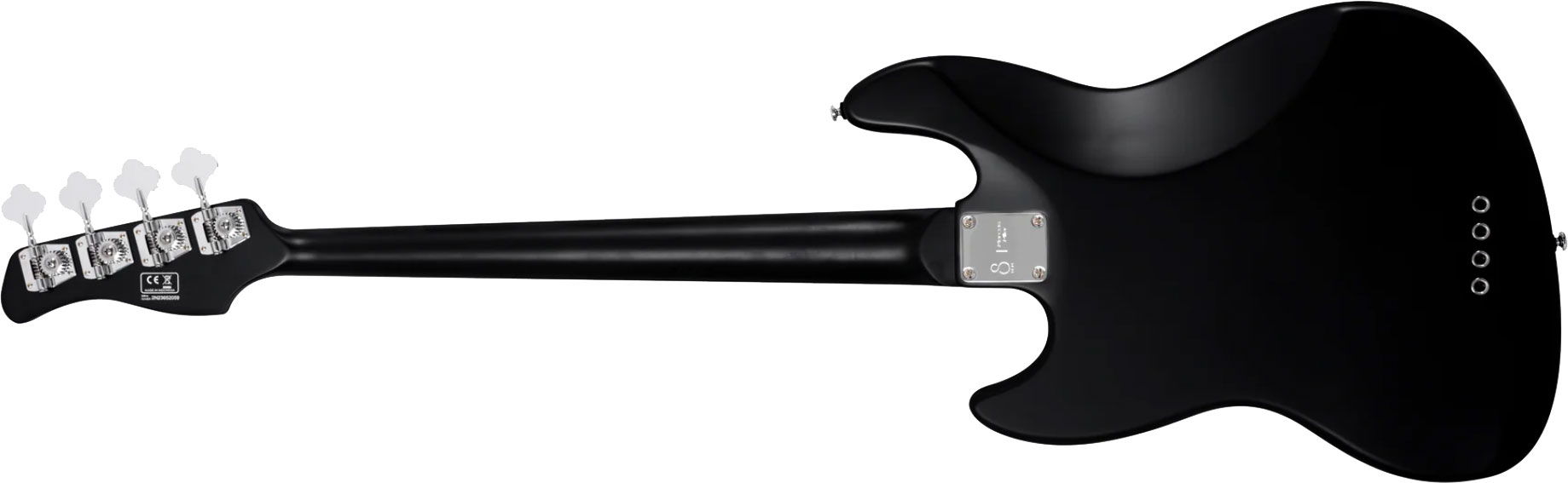 Sire Marcus Miller V3p 4st Lh Gaucher Rw - Black Satin - Solid body elektrische bas - Variation 1