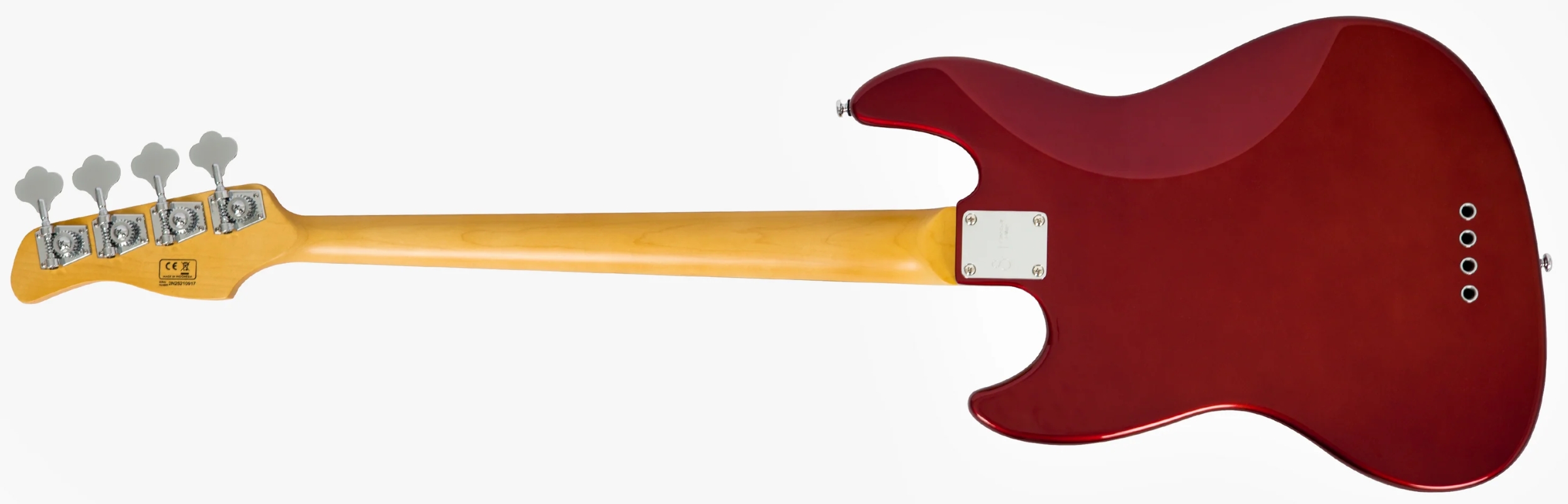 Sire Marcus Miller V5 4st Lh Gaucher Mn - Candy Apple Red - Solid body elektrische bas - Variation 1