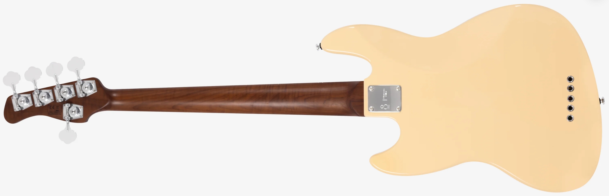 Sire Marcus Miller V5 5st Lh 5c Gaucher Mn - Vintage White - Solid body elektrische bas - Variation 1