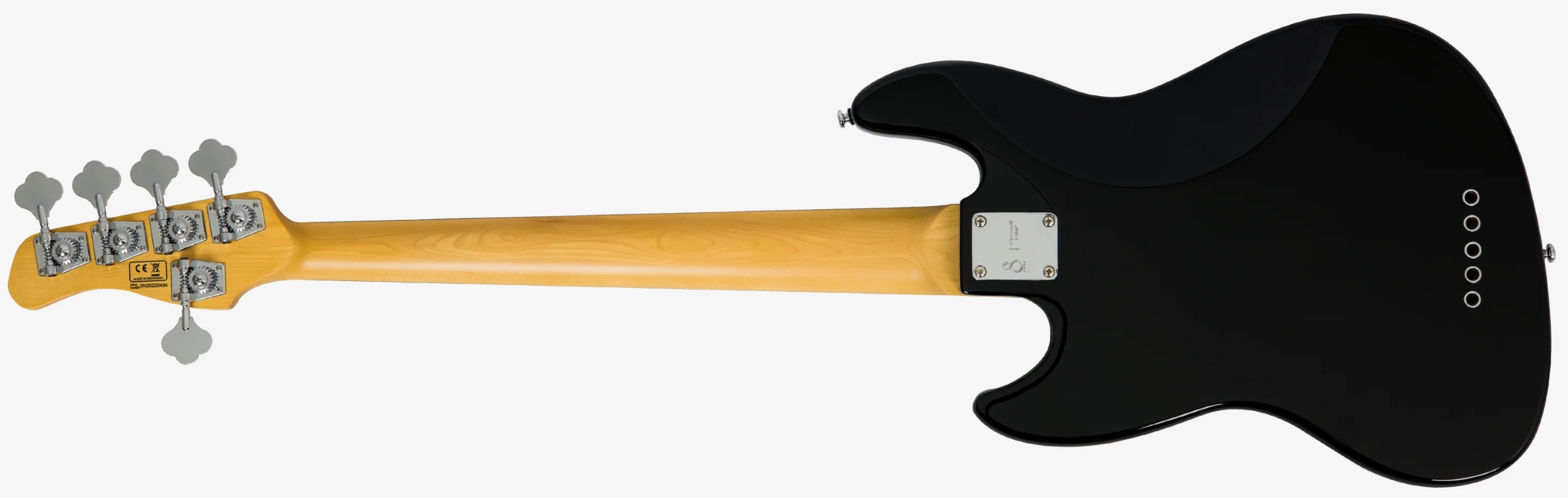 Sire Marcus Miller V5 5st Lh 5c Gaucher Mn - Black - Solid body elektrische bas - Variation 1