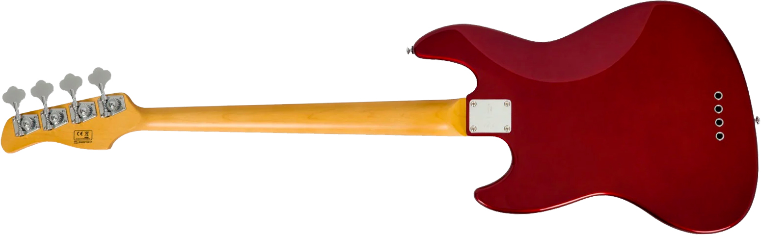 Sire Marcus Miller V5 Alder 4st Fretless Mn - Candy Apple Red - Solid body elektrische bas - Variation 1