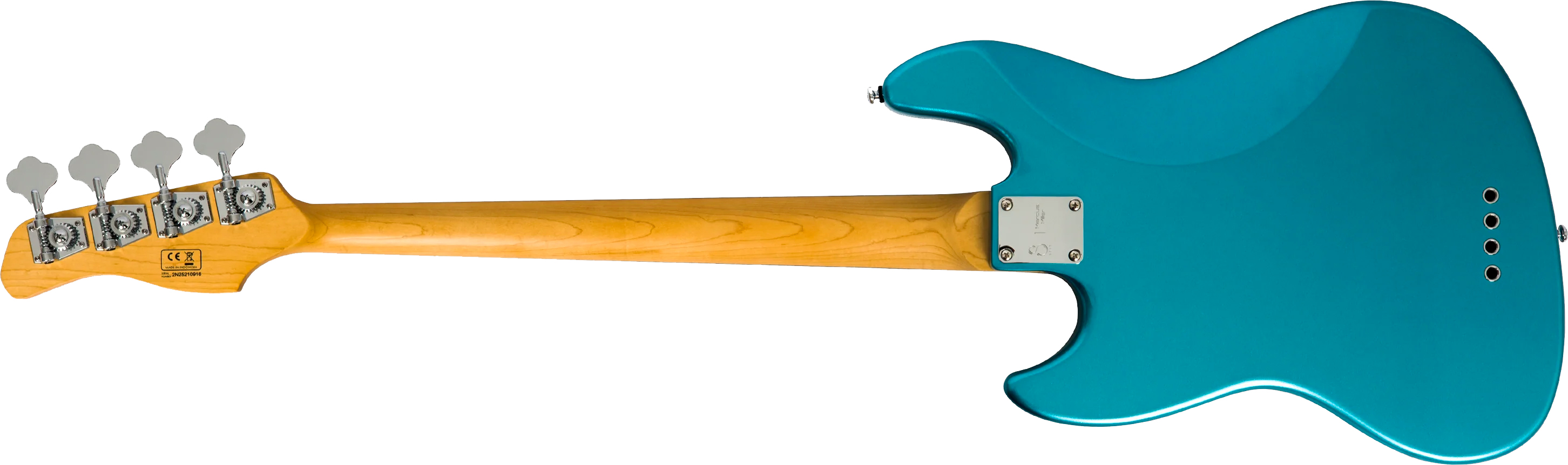 Sire Marcus Miller V5 Alder 4st Fretless Mn - Tide Pool - Solid body elektrische bas - Variation 1