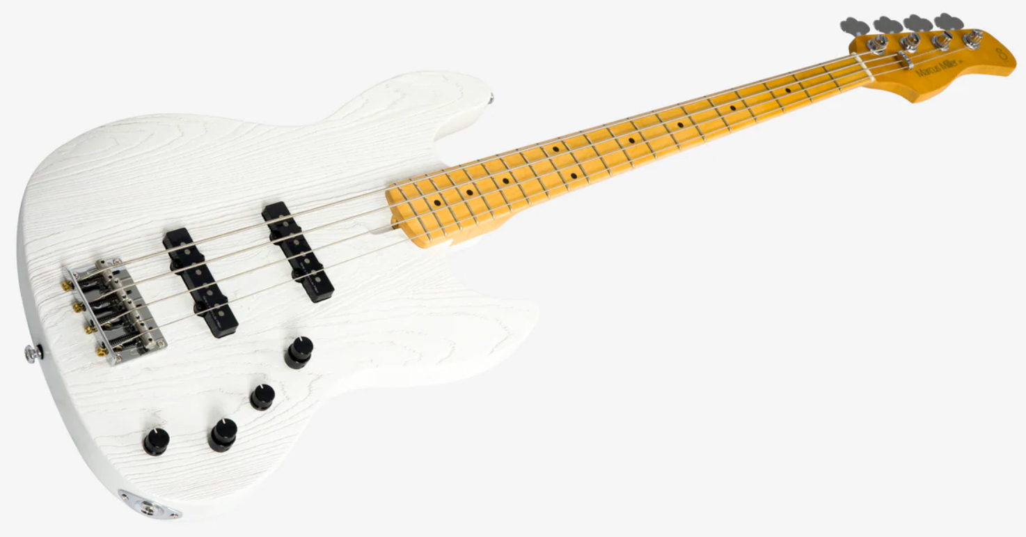 Sire Marcus Miller V6 4st Active Mn - Antique White - Solid body elektrische bas - Variation 2