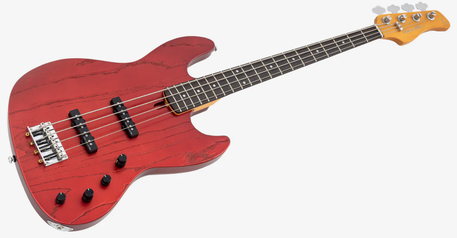 Sire Marcus Miller V6 4st Active Rw - Candy Apple Red - Solid body elektrische bas - Variation 2