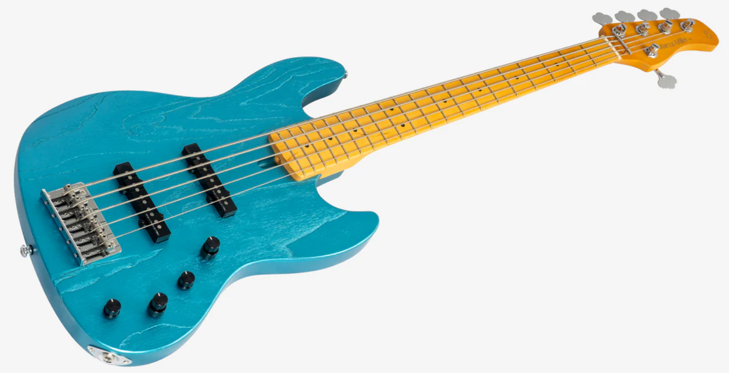 Sire Marcus Miller V6 5st 5c Active Mn - Ocean Turquoise Blue - Solid body elektrische bas - Variation 2