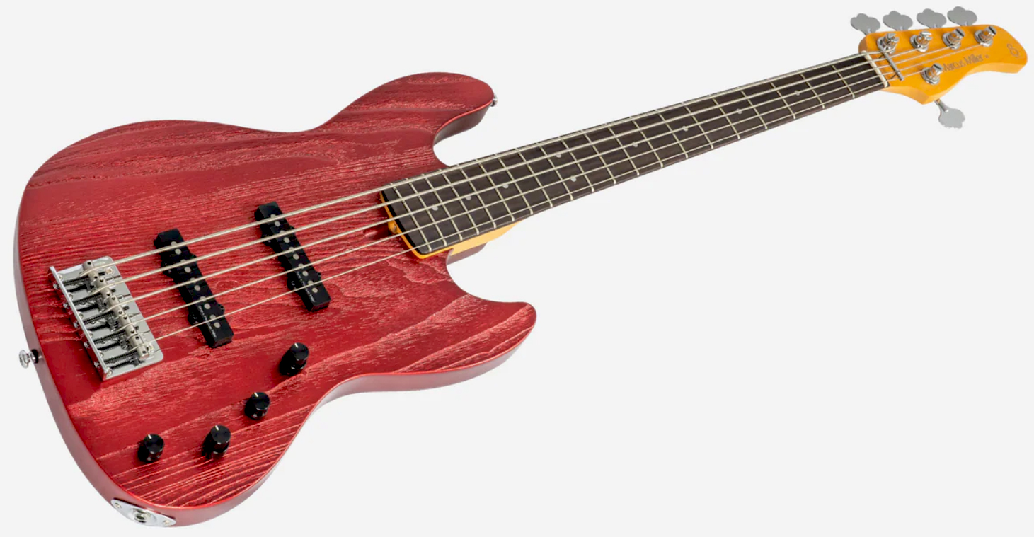 Sire Marcus Miller V6 5st 5c Active Rw - Candy Apple Red - Solid body elektrische bas - Variation 2