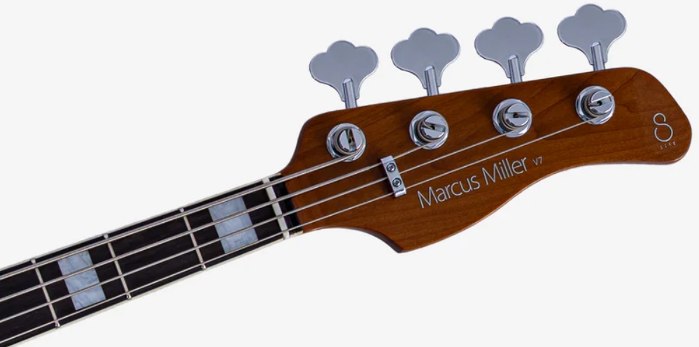 Sire Marcus Miller V7 Alder 2nd Gen 4st 4c Active Eb - Antique White - Solid body elektrische bas - Variation 3