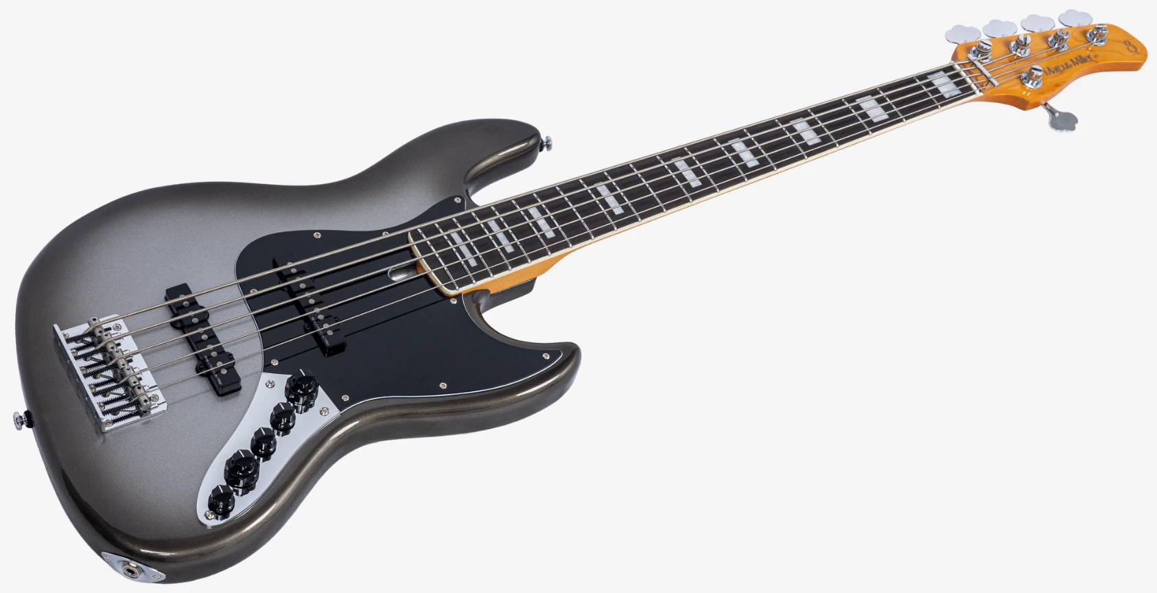 Sire Marcus Miller V7 Alder 2nd Gen 5st 5c Active Eb - Mercury - Solid body elektrische bas - Variation 2