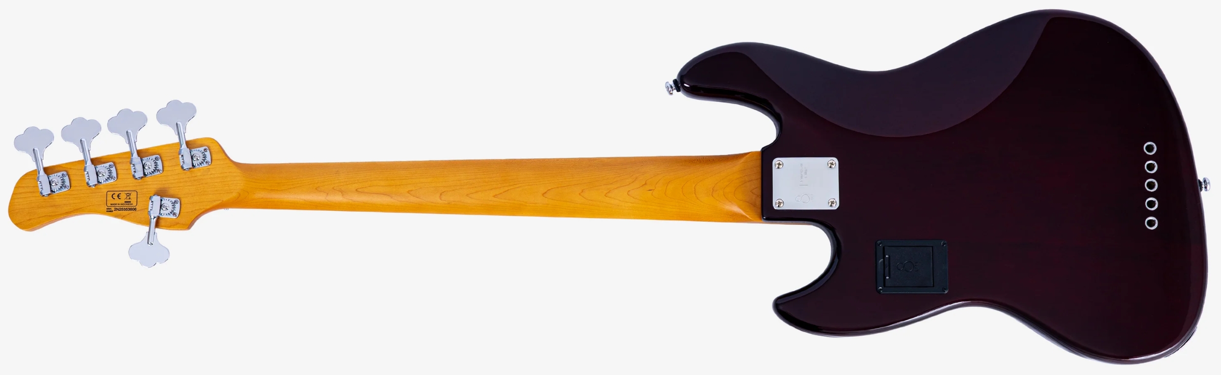 Sire Marcus Miller V7 Alder New Gen 5st Lh 5c Active Eb - Tobacco Sunburst - Solid body elektrische bas - Variation 1