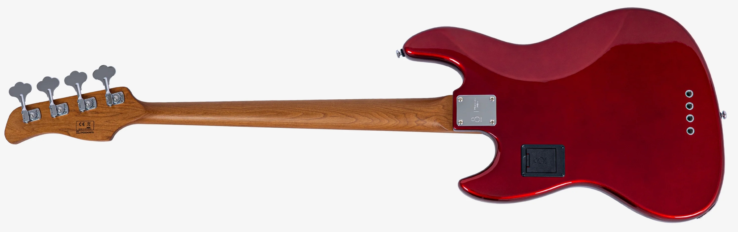 Sire Marcus Miller V7 Alder New Gen 4st 4c Active Eb - Candy Apple Red - Solid body elektrische bas - Variation 1
