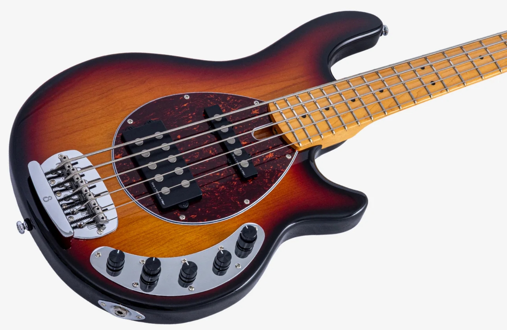 Sire Marcus Miller Z7 5st Lh 5c Gaucher Active Mn - 3 Tone Sunburst - Solid body elektrische bas - Variation 2