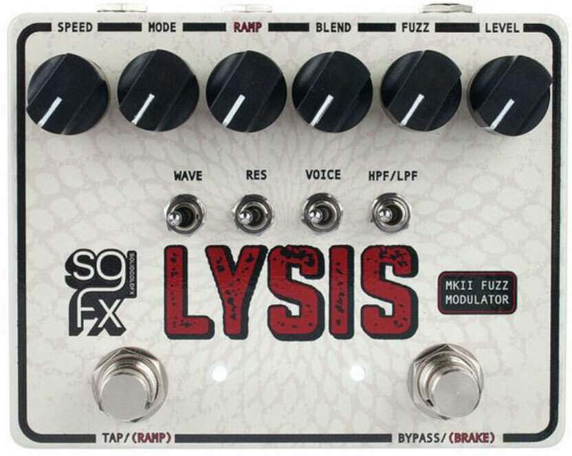 Solidgoldfx Lysis Mkii Polyphonic Octave Fuzz Modulator - Modulation/chorus/flanger/phaser en tremolo effect pedaal - Main picture
