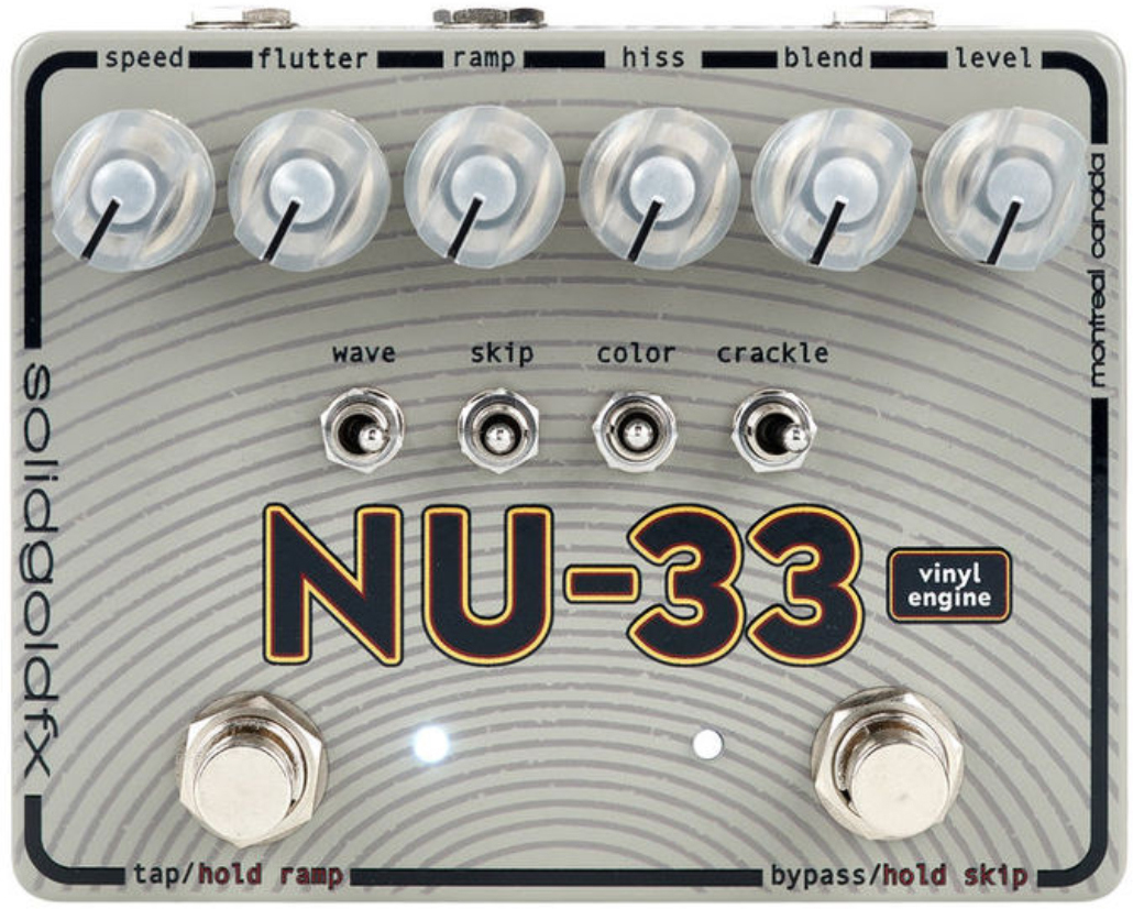 Solidgoldfx Nu-33 Vinyl Engine - Modulation/chorus/flanger/phaser en tremolo effect pedaal - Main picture