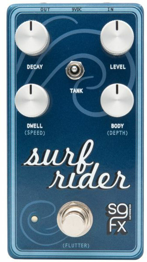 Solidgoldfx Surf Rider Iv Spring Reverb - Reverb/delay/echo effect pedaal - Main picture
