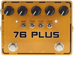 Overdrive/distortion/fuzz effectpedaal Solidgoldfx 76 Plus Octave Up Fuzz & Filter