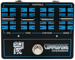 Overdrive/distortion/fuzz effectpedaal Solidgoldfx Commodore Overdrive