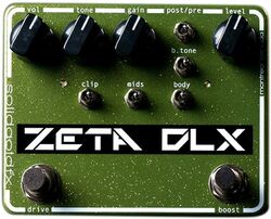 Elektrische voorversterker Solidgoldfx Zeta DLX Preamp, Overdrive & Boost