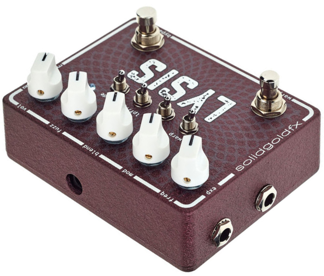 Solidgoldfx Lysis Polyphonic Octave Down Fuzz Modulator - Overdrive/Distortion/fuzz effectpedaal - Variation 1