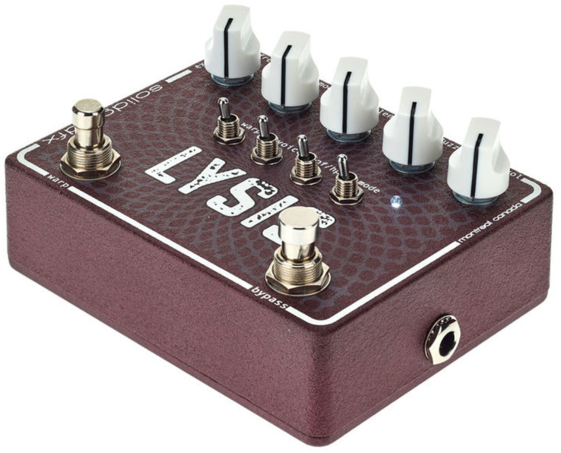 Solidgoldfx Lysis Polyphonic Octave Down Fuzz Modulator - Overdrive/Distortion/fuzz effectpedaal - Variation 2
