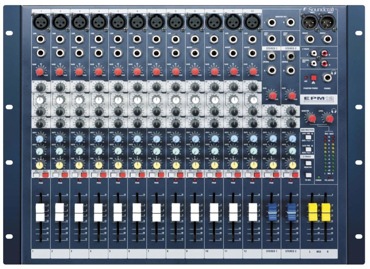 Analoge mengtafel Soundcraft EPM12