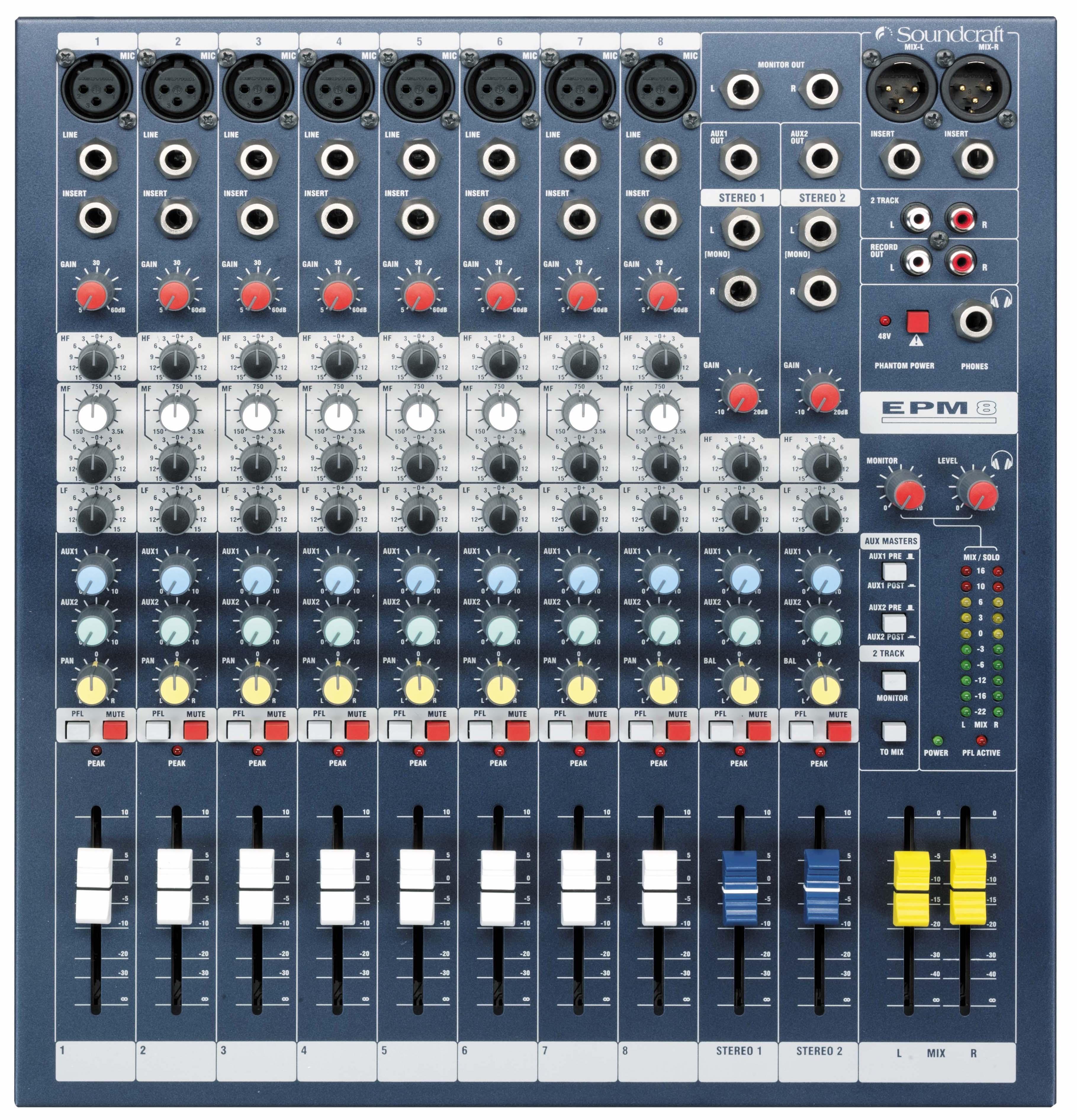 Analoge mengtafel Soundcraft EPM8