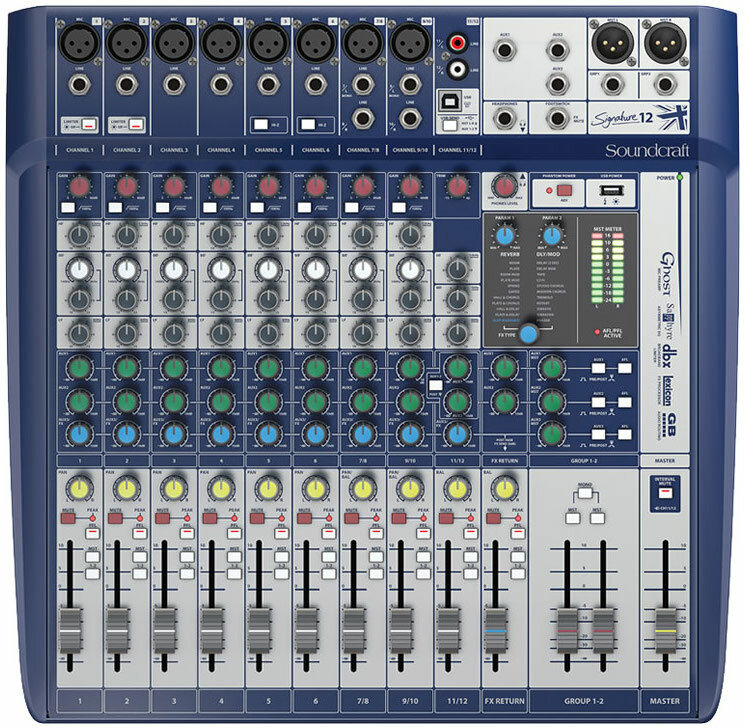 Soundcraft Signature 12 - Analoge Mengtafel - Main picture