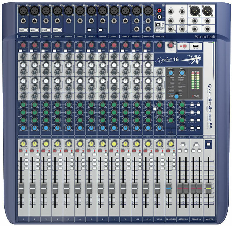 Soundcraft Signature 16 - Analoge Mengtafel - Main picture