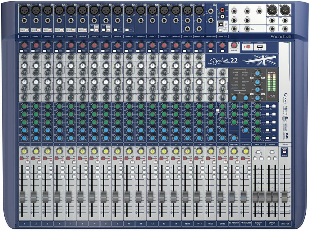 Soundcraft Signature 22 Mtk - Analoge Mengtafel - Main picture