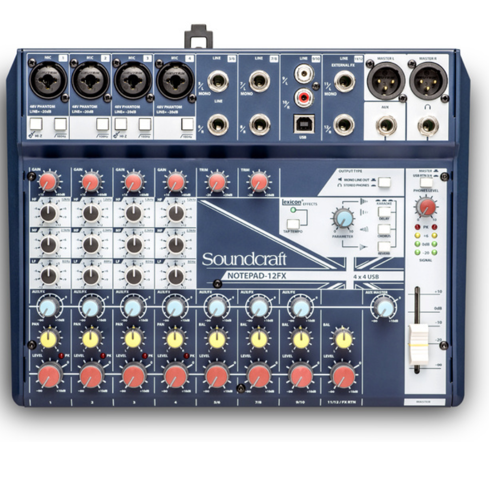 Soundcraft Notepad-12fx - Analoge Mengtafel - Variation 5