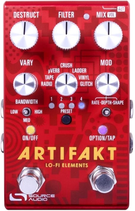 Source Audio Artifakt Lo-fi Sa280 - Modulation/chorus/flanger/phaser en tremolo effect pedaal - Main picture