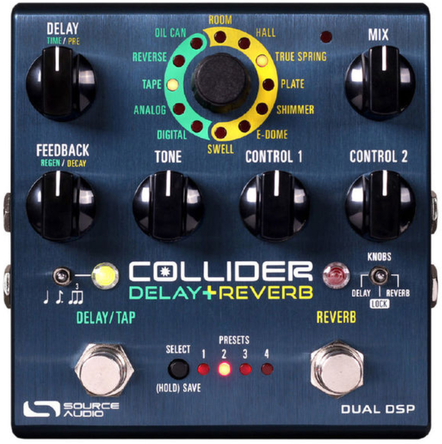Source Audio Collider Delay+reverb - Reverb/delay/echo effect pedaal - Main picture