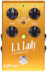 Overdrive/distortion/fuzz effectpedaal Source audio L.A. Lady Overdrive