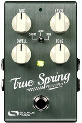 Reverb/delay/echo effect pedaal Source audio True Spring One Series