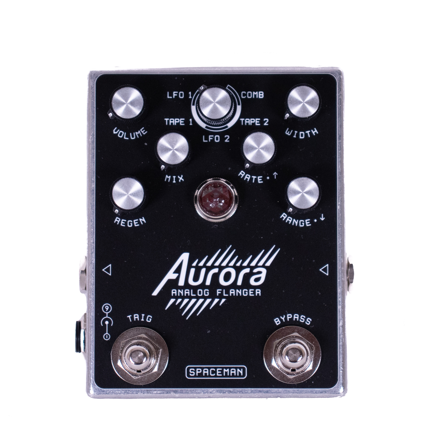 Spaceman Effects Aurora Flanger Standard - Silver - Modulation/chorus/flanger/phaser en tremolo effect pedaal - Variation 1