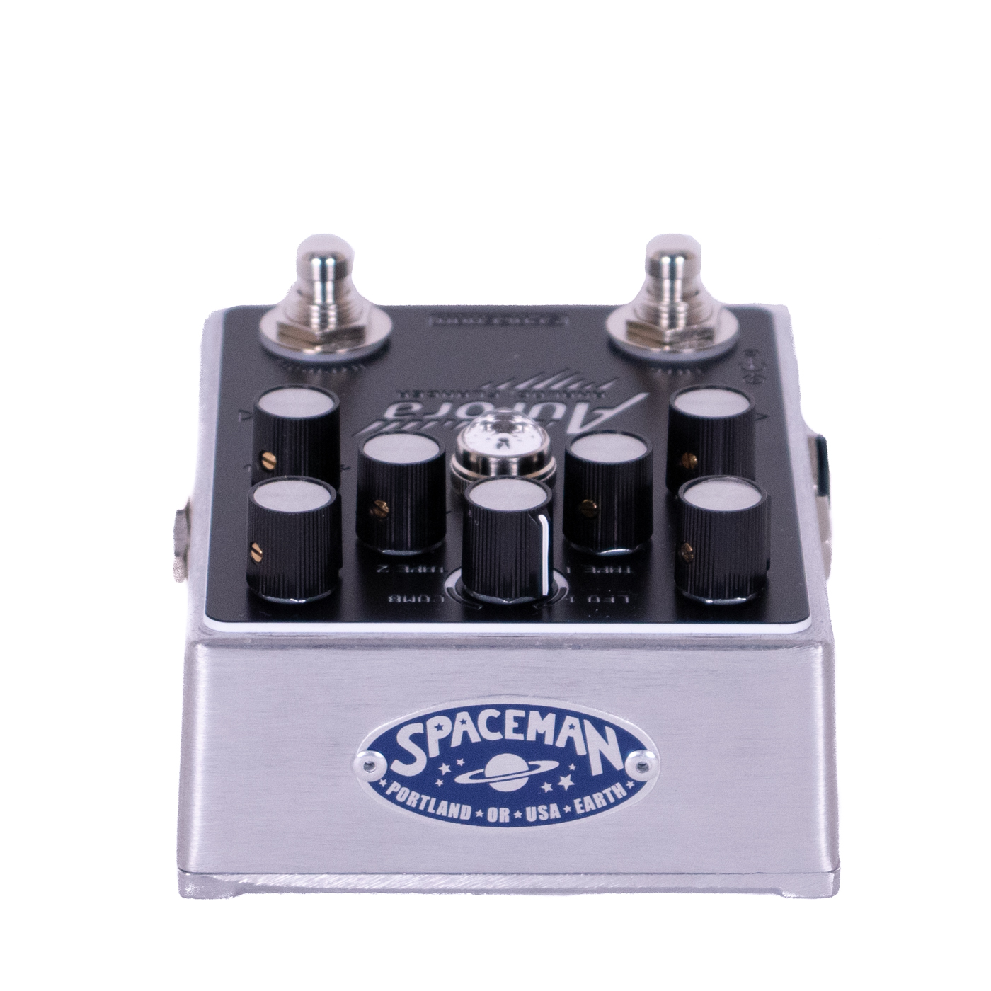 Spaceman Effects Aurora Flanger Standard - Silver - Modulation/chorus/flanger/phaser en tremolo effect pedaal - Variation 2