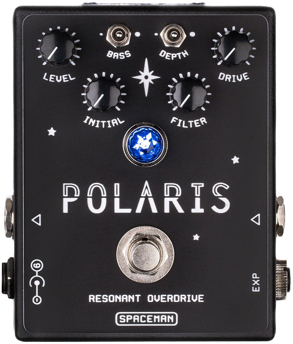 Spaceman Effects Polaris Resonant Overdrive Ltd Black - Overdrive/Distortion/fuzz effectpedaal - Main picture