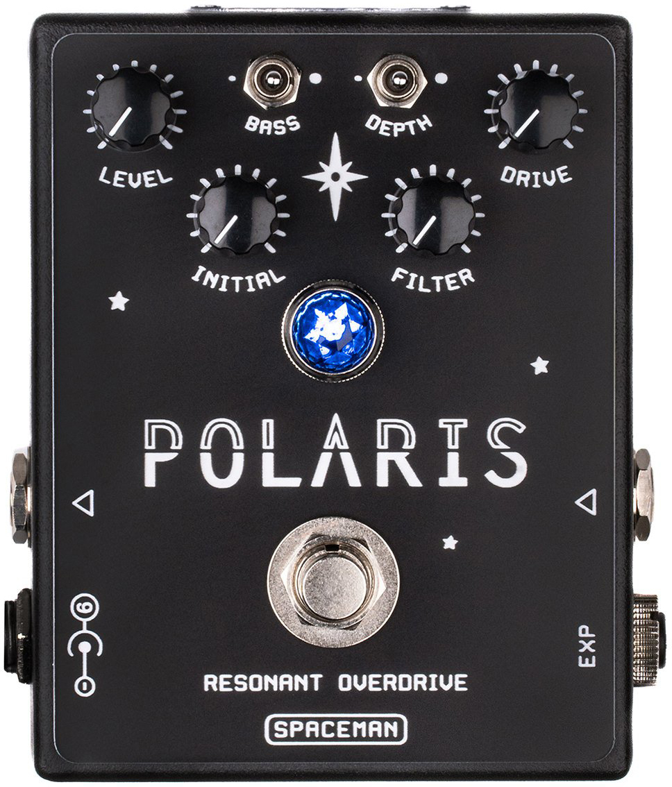 Spaceman Effects Polaris Resonant Overdrive Ltd Black - Overdrive/Distortion/fuzz effectpedaal - Main picture