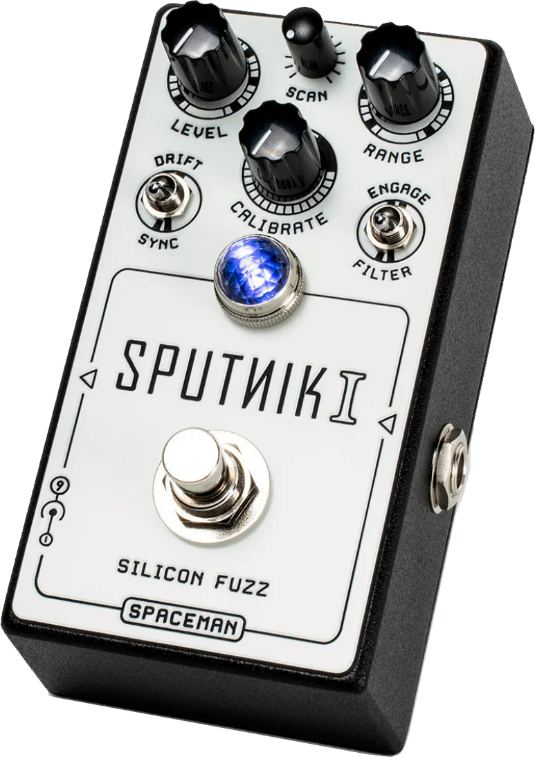 Spaceman Effects Sputnik I Silicon Fuzz White - Overdrive/Distortion/fuzz effectpedaal - Main picture