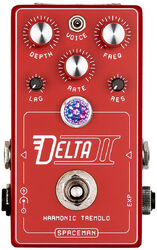 Modulation/chorus/flanger/phaser en tremolo effect pedaal Spaceman effects Delta II Harmonic Tremolo - Red