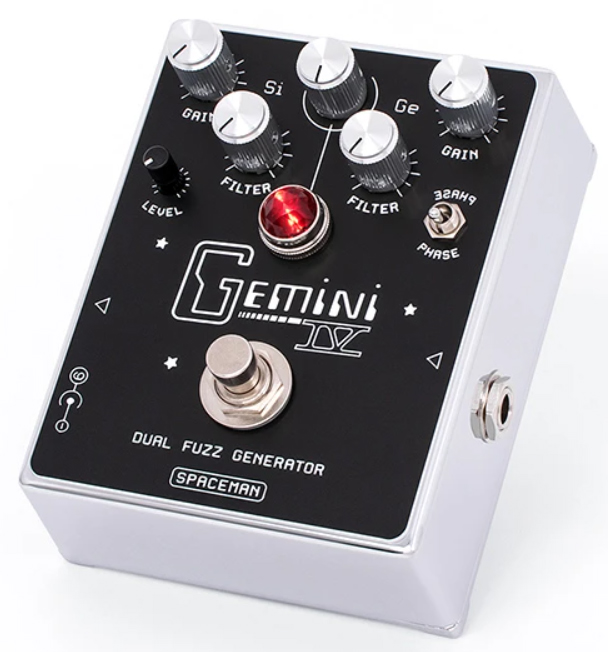 Spaceman Effects Gemini Iv Dual Fuzz Generator Ltd White - Overdrive/Distortion/fuzz effectpedaal - Variation 1