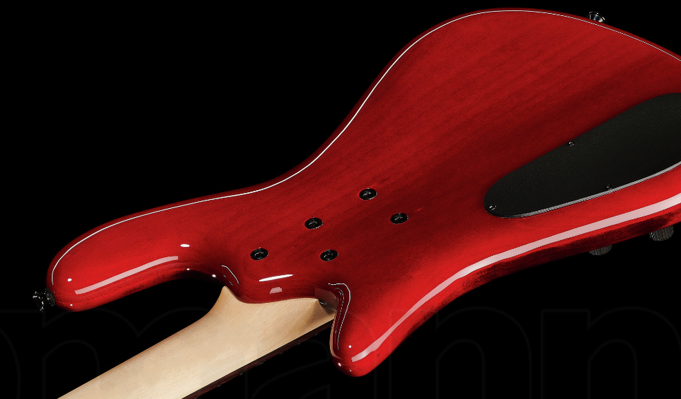 Spector Bantam 4 Diapason Court Active Emg Rw - Black Cherry - Solid body elektrische bas - Variation 3