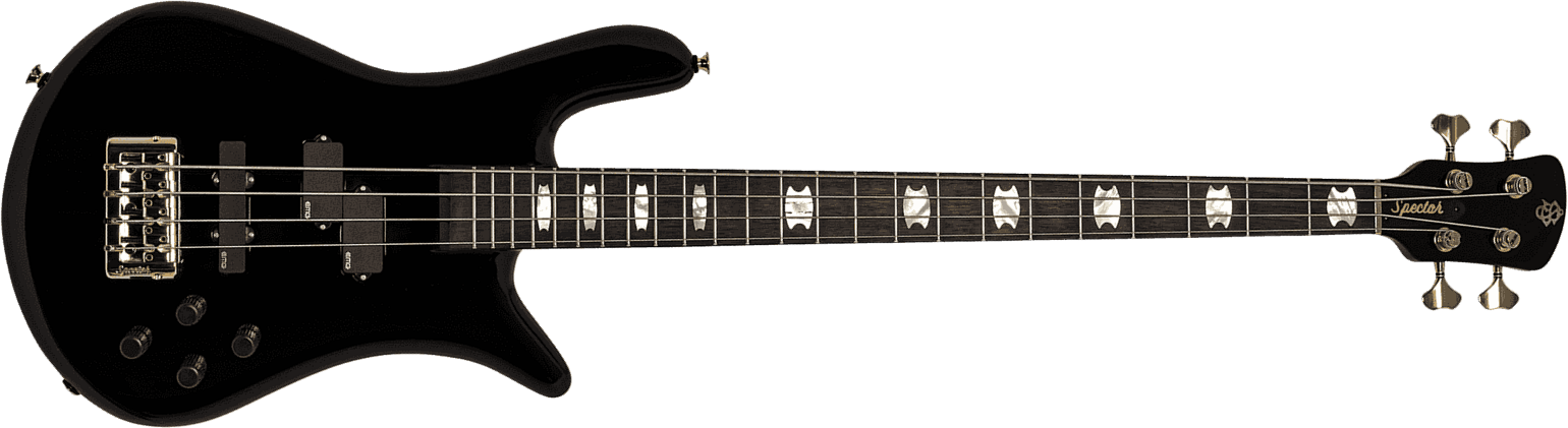 Spector Euro Serie Classic 4 Rw - Solid Black Gloss - Solid body elektrische bas - Main picture