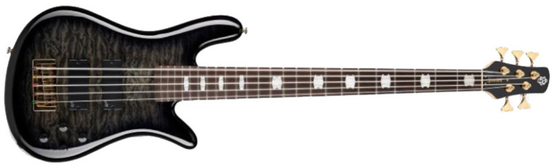 Spector Icon Ns-2 Bolt-on 5-cordes Rw - Black Stain Gloss - Solid body elektrische bas - Main picture