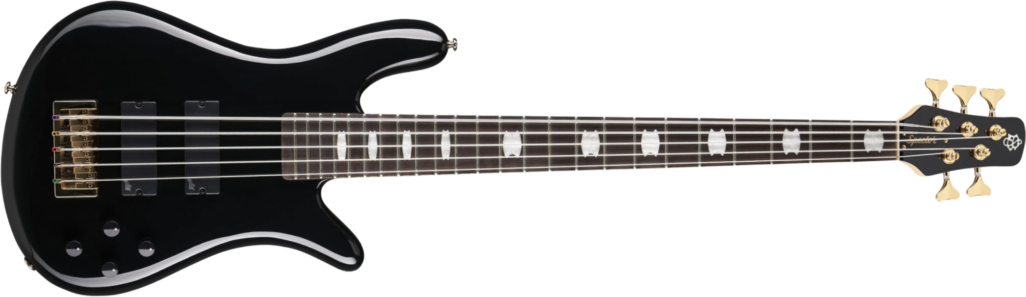 Spector Icon Ns-2 Bolt-on 5-cordes Rw - Black Gloss - Solid body elektrische bas - Main picture